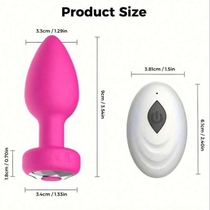 Wireless Remote Control Butt Plug Anal sex Toy